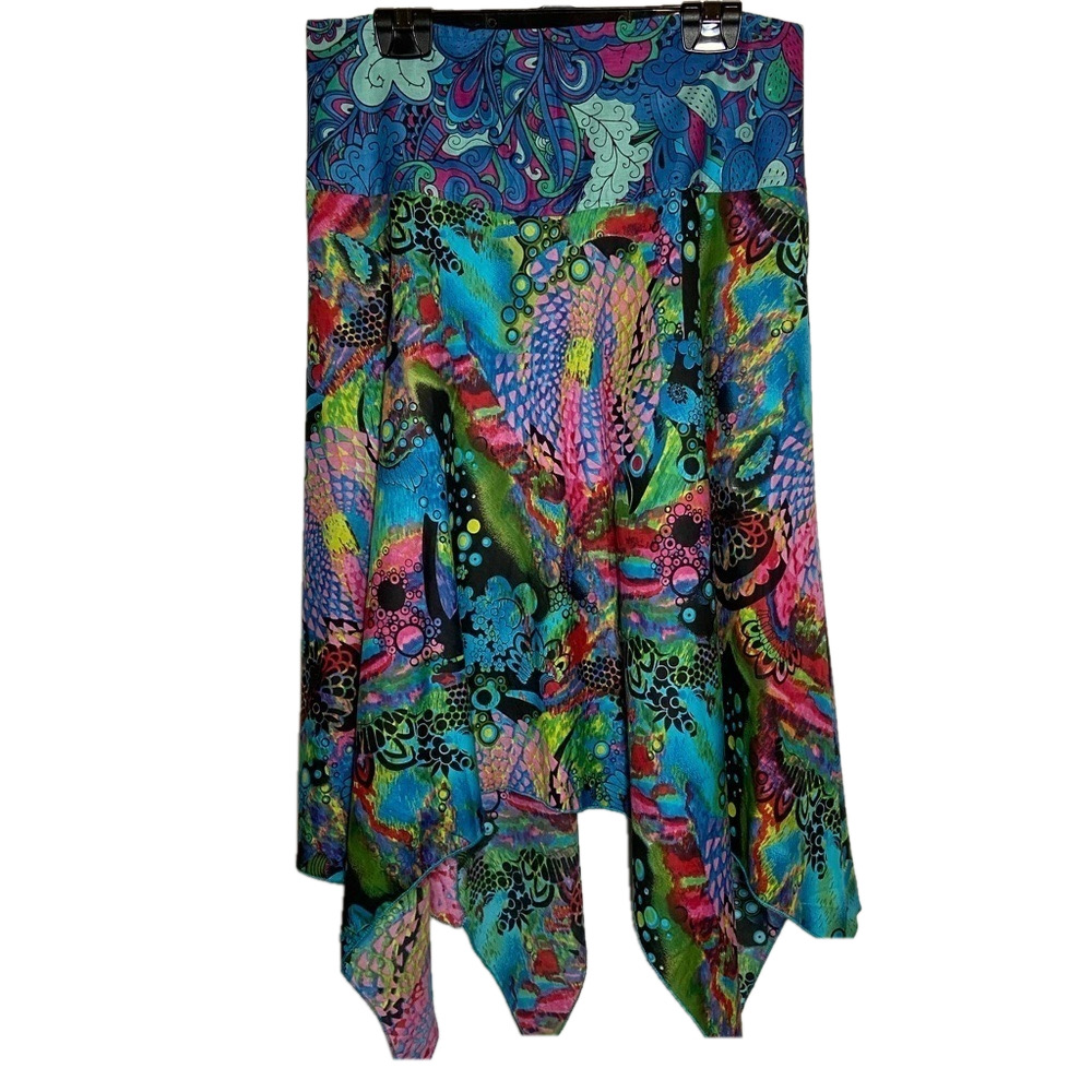 Skirt 100% Cotton Multi Colour Size M *Read Notes* NWOT